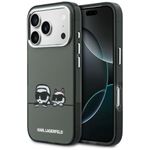 Etui Karl Lagerfeld IML Karl & Choupette Peekaboo Logo MagSafe do iPhone 17 Pro / 18 Pro czarny