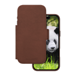 dbramante 1928 Lynge MS - skórzane etui do iPhone 18 Pro Max / 17 Pro Max kompatybilne z MagSafe (dark tan)