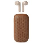 Lexon Speakerbuds Słuchawkibezprzewodowe z głośnikiem bluetooth brązowy/camel LA127C