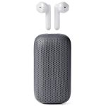 Lexon Speakerbuds Słuchawkibezprzewodowe z głośnikiem bluetooth szary/grey LA127G