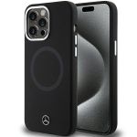 Mercedes MEHMP15X23SCMK iPhone 15 Pro Max 6.7" czarny/black hardcase Silicone Bicolor MagSafe