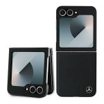 Mercedes MEHMZF623RBGVK Z Flip6 F741 / Z Flip7 FE czarny/black Leather Wood Imitation MagSafe