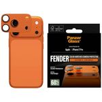 Szkło hartowane na obiektyw PanzerGlass Fender Camera Protector do iPhone 17 Pro pomarańczowy