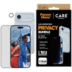 Zestaw ochronny CARE by PanzerGlass Flagship Privacy 3w1 Etui+Szkło Prywatyzujące+Lens do iPhone Air