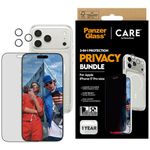 Zestaw ochronny CARE by PanzerGlass Flagship Privacy 3w1 Etui+Szkło Prywatyzujące+Lens do iPhone 17 Pro Max