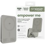 Powerbank empower by PanzerGlass Bank w. Spin Stand QI2 5000mAh tytanowy