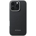 Etui PITAKA Ultra-Slim MagSafe do iPhone 16 Pro Max czarno szary
