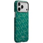 Etui PITAKA Ultra-Slim Monogram MagSafe do iPhone 17 Pro Max złoto zielony