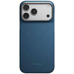 Etui PITAKA Edge Case Argyle MagSafe do iPhone 18 Pro Max / 17 Pro Max midnight blue