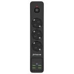 Proove Listwa zasilająca 2m 2500W Power Socket P-03 (3xAC + 4xUSB + 2xType-C) czarny/black