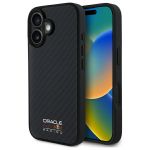 Red Bull RBHMP16S24CFILSK iPhone 16 6.1" hardcase czarny/black Carbon Fiber Shiny Logo MagSafe