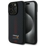 Red Bull RBHMP14L24CFGSMK iPhone 14 Pro 6.1" hardcase czarny/black Carbon Fiber Power Bar MagSafe