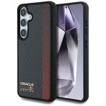 Etui Red Bull Real Carbon Fiber Powerbar MagSafe do Samsung Galaxy S25+ czarny