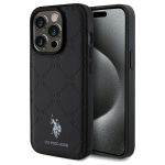 US Polo USHCP15LPYOK iPhone 15 Pro 6.1"czarny/black Yoke Pattern