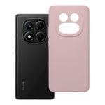 Etui na Xiaomi Redmi Note 14 PRO 4G Silicone 2mm (camera protection) pudrowy róż