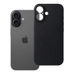 Etui na iPhone 17 Silicone Mag Cover zgodne z MagSafe (camera protection) czarne