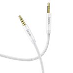 Kabel AUX Jack 3,5 mm do Jack 3,5 mm Hoco 1 m UPA19 srebrny