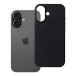 Etui na iPhone 17 Silicone Mag Cover zgodne z MagSafe (big hole) czarne