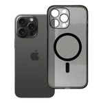 Etui na iPhone 14 PRO MAX Clear Mag Cover - Glitter (Str / Camera Protection) zgodne z MagSafe czarne glitter