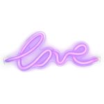 NEON NA ŚCIANĘ LED na USB - LOVE model