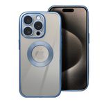 Etui na iPhone 17 Pro Max / 18 Pro Max (low camera edge) Glam niebieskie