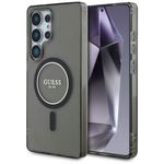GUESS futerał do SAMSUNG S25 Ultra GUHMS25LHFGEREK (Magnetic IML Glitter Circle) czarny