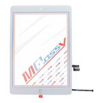 MUSTTBY Ekran dotykowy + taśma klejąca + Home do iPAD 8 (biały)