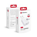 Ładowarka sieciowa do telefonu Forcell F-Energy USB C QC4.0 PD 3A 45W TFK-TC-45WPD biała