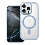 Etui na iPhone 16 PRO Matte Mag Cover zgodne z MagSafe niebieskie