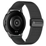 Pasek do Samsung Galaxy Watch Forcell F-Design FS11 magnetyczny stal 22 mm czarny