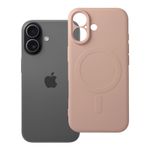 Etui na iPhone 17 Silicone Mag Cover zgodne z MagSafe (camera protection) różowe