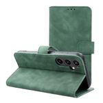 Etui z klapką na Samsung S23 FE Tender Book zielone