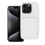 Etui na iPhone 15 PRO Card Case białe