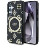 GUESS futerał do SAMSUNG S25 GUHMS25SH4PYEEK (Magnetic IML Peony on 4G Background) czarny