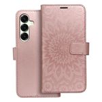 Etui z klapką na Samsung S25 PLUS Mezzo Book mandala złoto-różowe