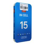 Wyświetlacz do iPhone 15 z ekranem dotykowym czarnym (ZY-LTPS) IC Transferable