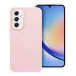 Etui na Samsung A54 5G Frame pudrowy róż