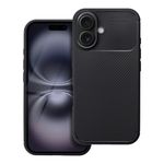 Etui na iPhone 16 Carbon Premium czarne