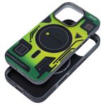 Etui na iPhone 16 PLUS Forcell F-Protect Levels Dual Layer 4D technology zgodne z MagSafe Military Drop-Test cyber green