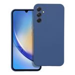 Etui na Samsung A34 5G Silicone niebieskie