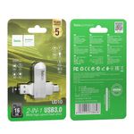 Pendrive 16GB USB 3.0 (USB A + USB C) Hoco UD10 srebrny