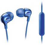 Słuchawki przewodowe Jack 3,5 z mikrofonem PHILIPS headphones SHE3705BL niebieskie