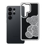 Etui na Samsung S26 ULTRA Teddy Bear srebrne