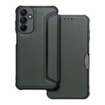 Etui z klapką na Samsung A15 4G / A15 5G Razor Book ciemnozielone