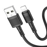 Kabel USB A do Lightning Hoco 2,4A 1 m X83 czarny
