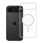 Etui na iPhone 17 AIR Drop Glue Colorful Ring Mag Cover zgodne z MagSafe białe