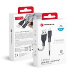 Kabel USB-A do Lightning Forcell F-Energy 2,4A 12W Carbon 1 m CB-01A czarny