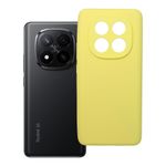 Etui na Xiaomi Redmi Note 14 PRO PLUS 5G Silicone 2mm (camera protection) zółte