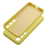 Etui na Samsung S25 PLUS Silicone 2mm (camera protection) zółte