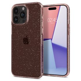 Spigen Liquid Crystal Glitter, rose quartz - iPhone 15 Pro